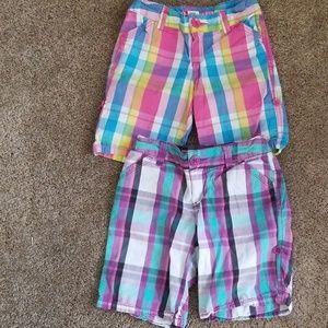 SO Plaid Shorts-Girls- Size 8